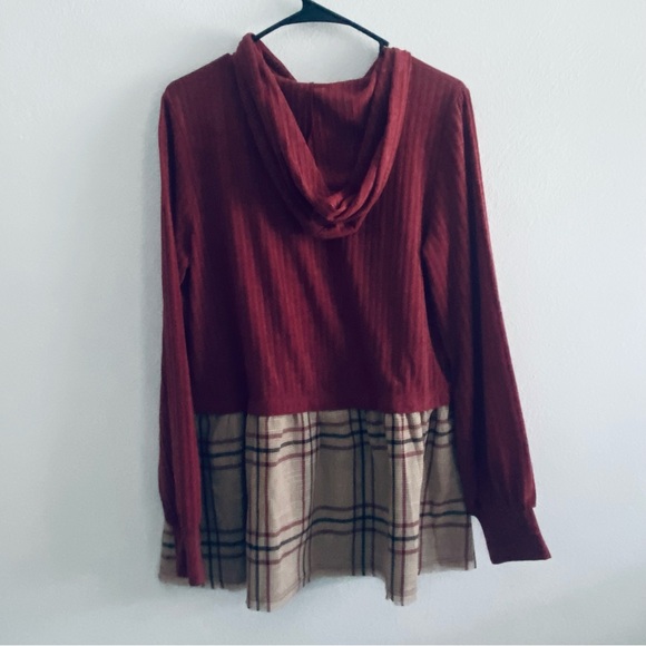 Impressions plaid hoodie sweatshirt - Picture 7 of 8